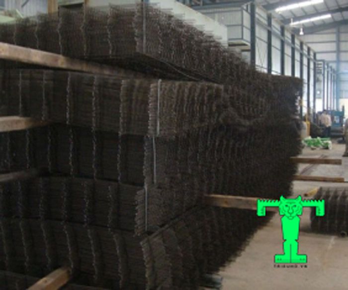 Lưới thép hàn D8a150 gia cố thêm sự vững chắc cho sàn liên hợp thép và bê tông, thay thế coppha Lưới thép hàn D8a150 gia cố thêm sự vững chắc cho sàn liên hợp thép và bê tông, thay thế coppha