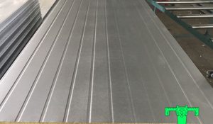 Panel Lò Sấy Rockwool 3 lớp tôn nền dày 0.55mm mạ màu + Rockwool 50mm 120kg/m3 + tôn 0.75mm mạ kẽm