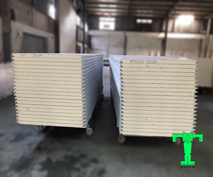 tấm panel pu cách âm dày 100mm