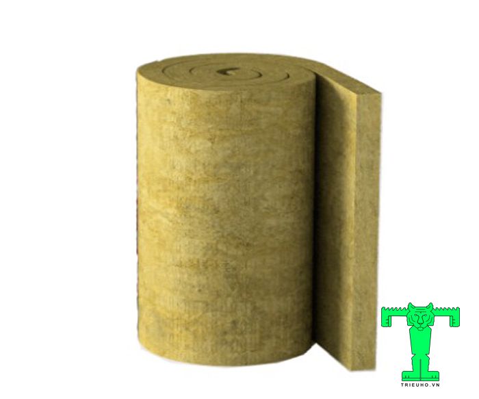 Bông khoáng Rock wool dạng cuộn không có lưới