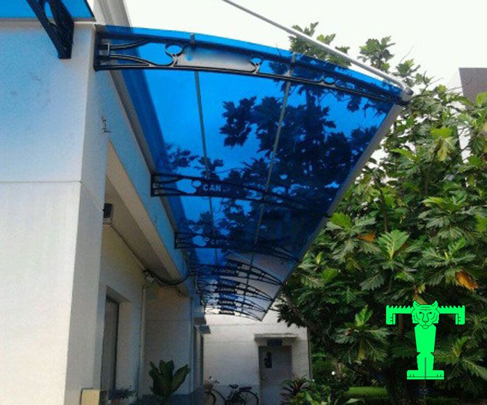 Tấm lợp lấy sáng Composite dạng phẳng dày 1mm khổ 1000mm mang lại cho công trình thẩm mỹ cao