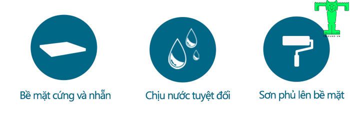 Ván nhựa Picomat tiêu chuẩn bề mặt nhẵn, chịu nước tuyệt đối và có thể trang trí ở mặt ngoài