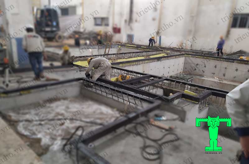 công trình thi công xốp xps