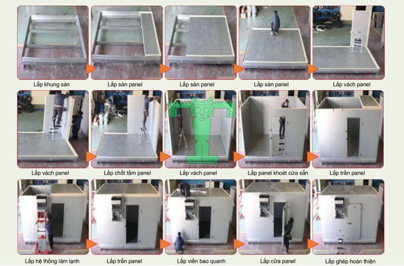 Hướng dẫn lắp đặt kho lạnh