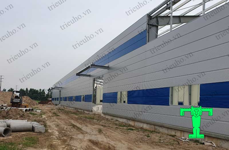 Triệu Hổ cung cấp vách ngăn tường panel cách nhiệt tại Đồng Tháp