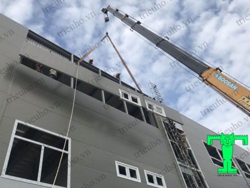 Triệu Hổ cung cấp vách ngăn tường panel cách nhiệt tại Kiên Giang