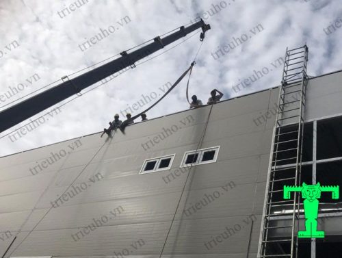 Triệu Hổ cung cấp vách ngăn tường panel cách nhiệt tại Tiền Giang