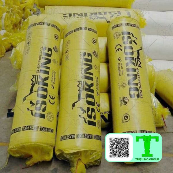 Cấu trúc Bông thủy tinh Glasswool 12kg/m3 không bạc dạng sợi có chứa túi khí nên khả năng cách âm, cách nhiệt, chống chay hiệu quả