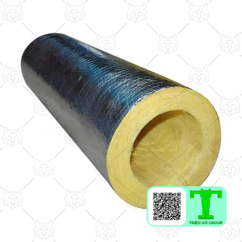 Bông thủy tinh 25mm tỉ trọng 32kg/m3 có giấy bạc gồm 2 lớp chính: Bông thủy tinh + 1 lớp giấy bạc