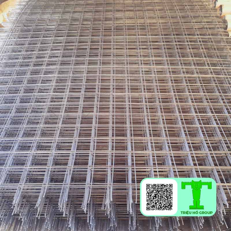 Lưới thép hàn D8a150 giúp gia cố thêm sự vững chắc cho sàn sử dụng sàn liên hợp thép và bê tông