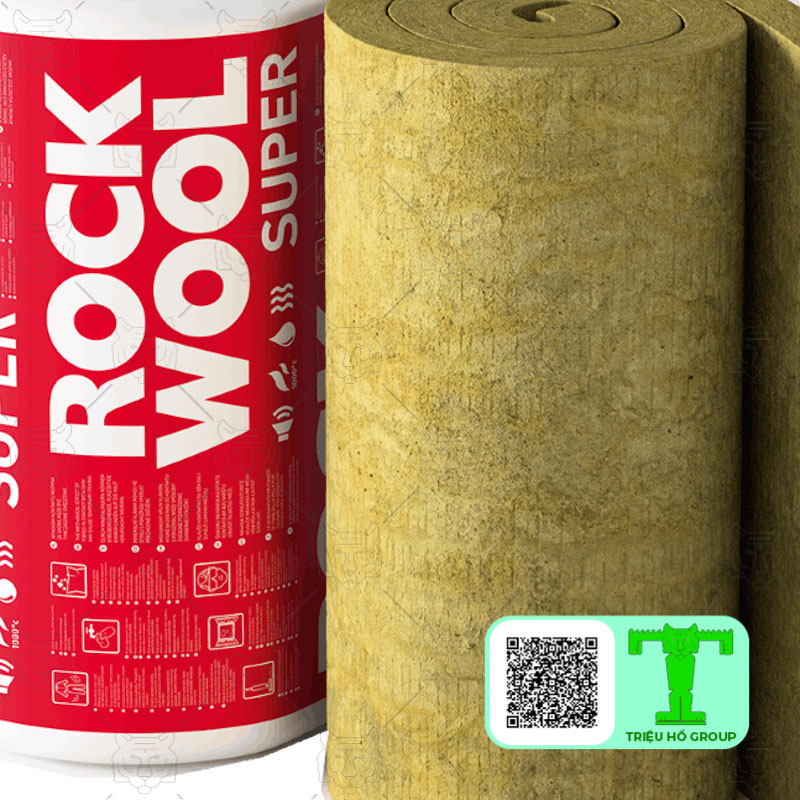 Bông khoáng Rockwool không lưới tỷ trọng 80kg/m3 có tiêu chuẩn chống cháy cấp độ A – cao nhất
