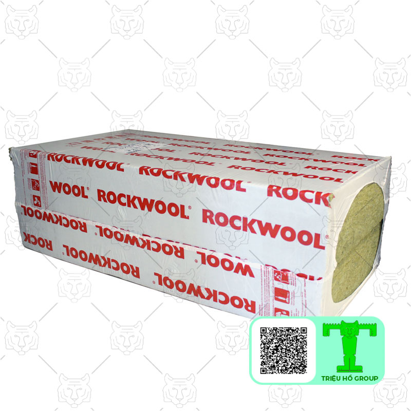 Rockwool dạng tấm tỷ trọng 60kg/m3 không bị oxy hóa, ẩm mốc, mối mọt