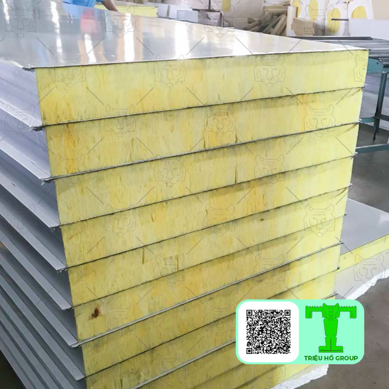 Màu sắc và mẫu mã đa dạng, tấm panel glasswool hoàn thiện bề ngoài cho mọi công trình