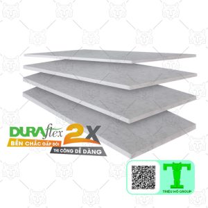 Tấm xi măng Duraflex dày 20mm tuổi thọ lên tới 50 năm