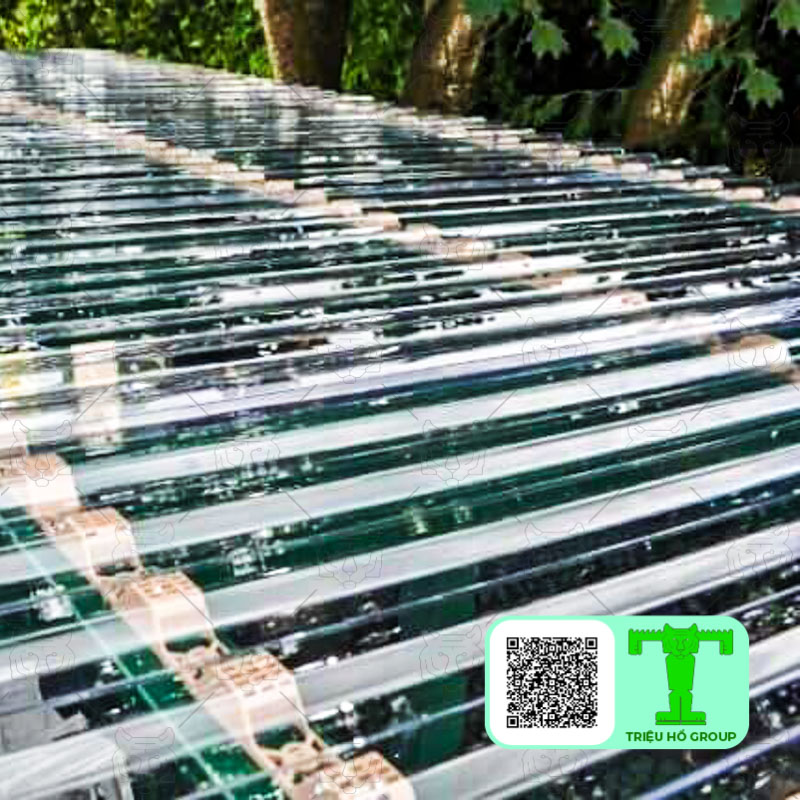 Tôn lấy sáng Polycarbonate sóng tròn dày 1mm mang lại hiệu quả sử dụng cao cho nhiều công trình