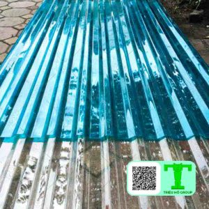 Tôn lấy sáng Polycarbonate sóng tròn dày 1mm chất lượng chính hãng