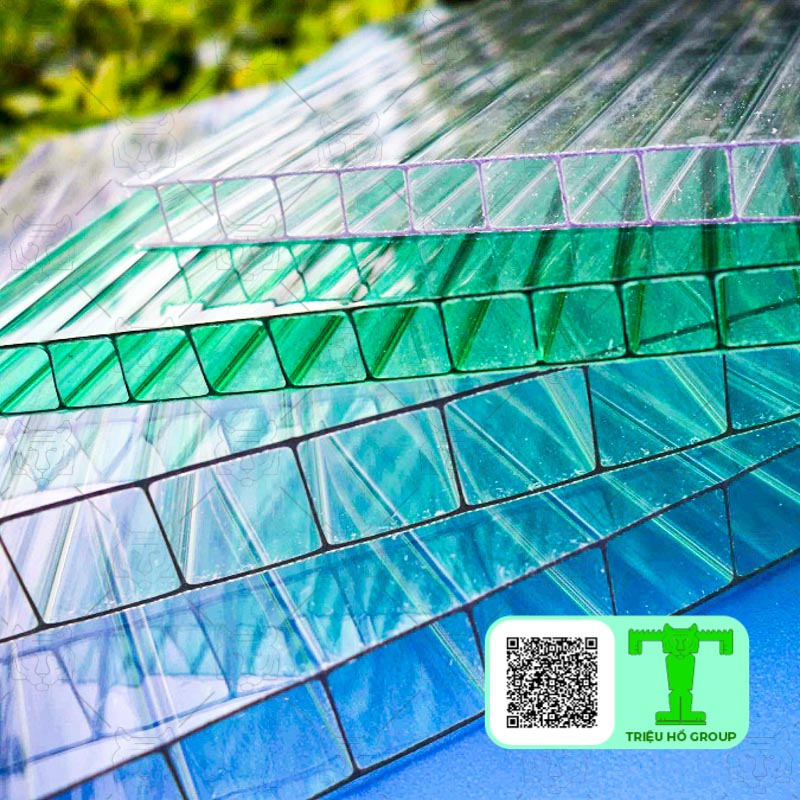 Tấm lấy sáng Polycarbonate dày 5mm không dẫn nhiệt nên khả năng chống cháy được đánh giá cao